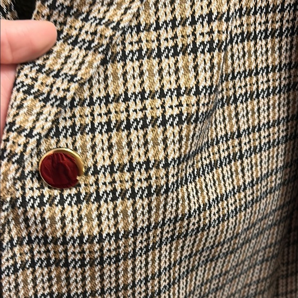 Plaid Women's Lightweight Blazer - Picture 2 of 5